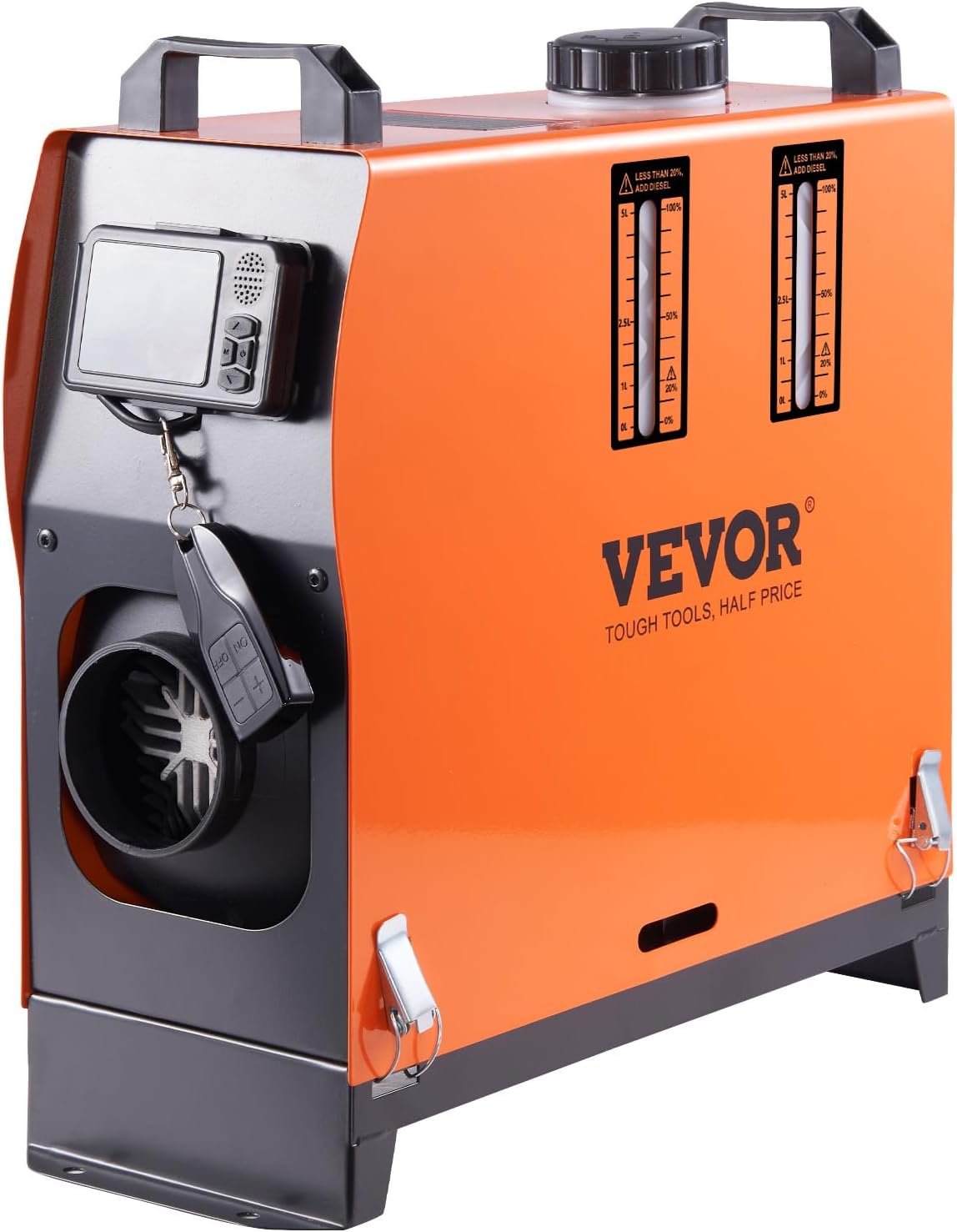 VEVOR 8KW Diesel Heater All in One, Diesel Air Heater with Bluetooth App Control, Portable Parking Heater Automatic Altitude Adjustment Max 18045 ft, Remote Control and LCD, for Vehicles