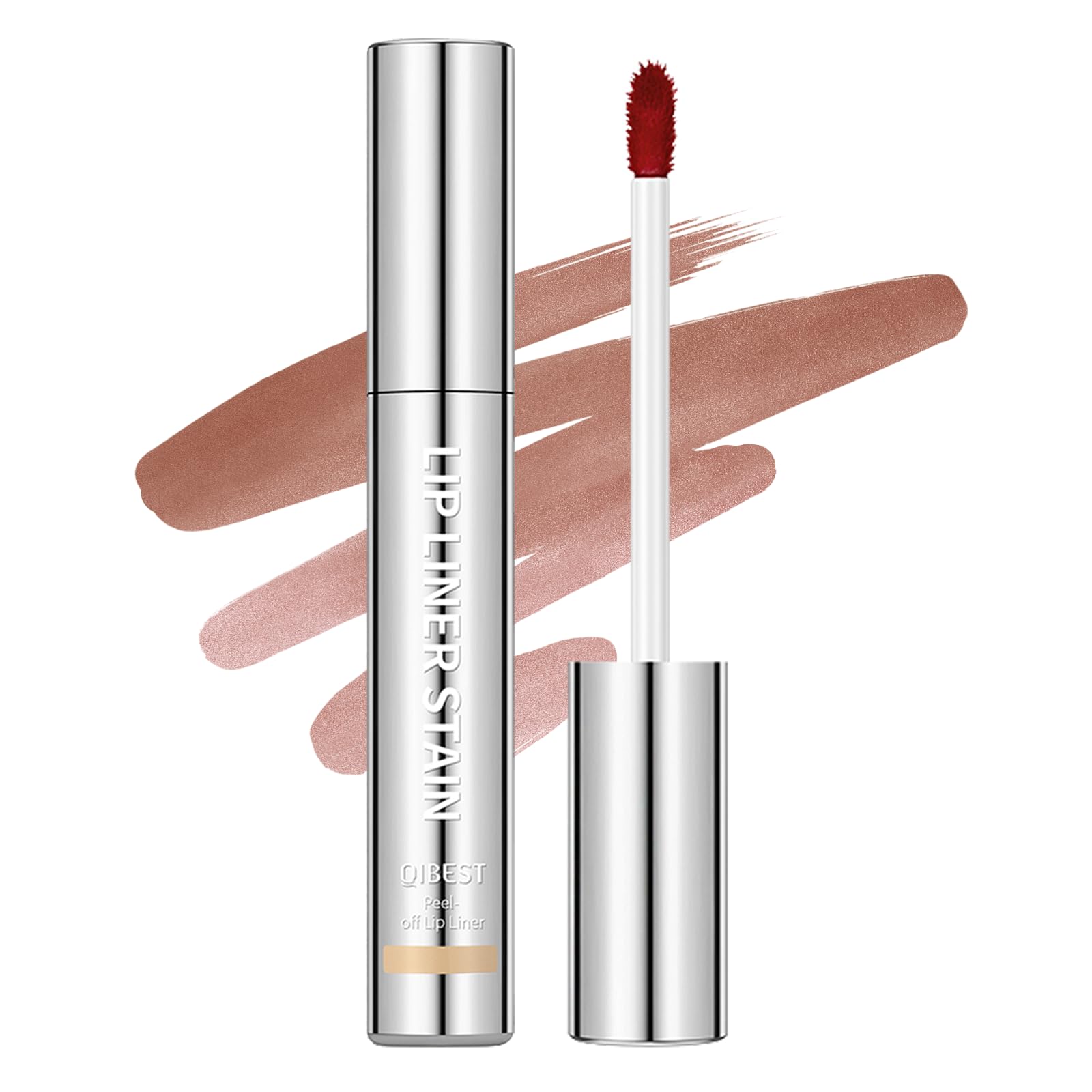 Jolilab Lip Stain Peel Off, Waterproof & Long Lasting, Highly Pigmented for All Skin Types（4Pcs Set）