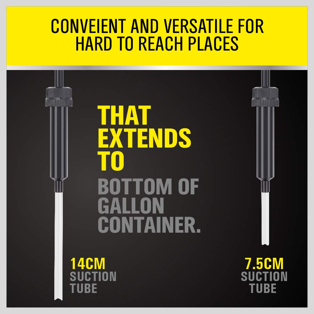 SEDY Lubricant Fluid Transfer Pump,Transmission Fluid Pump,Gear Oil Pump for Gallon Bottles & Wide Mouth Quart Bottles,Differential Fluid Pump,Hand Transfer Gear Oil,Transmission & Differential Fluid