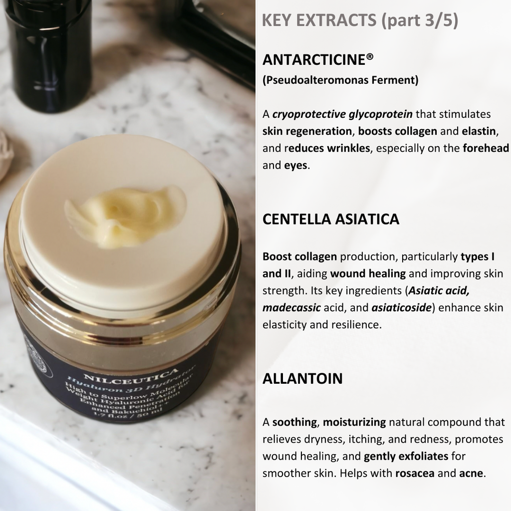 Hyaluron 3D Hydrator Multi Lamellar Emulsion The Advanced Response Face and Neck Cream-Serum with Matrixyl 3000 and Argireline Amplified
