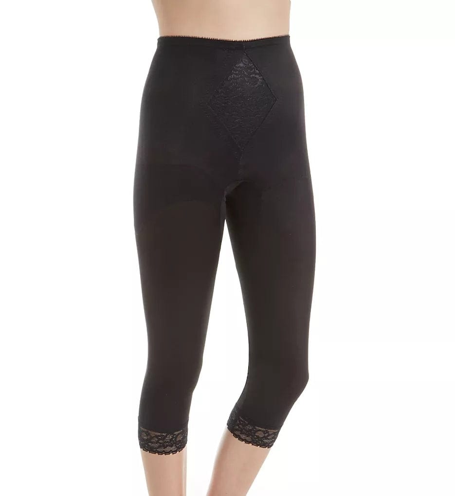 Style 6265 | Waistline Capri Pant Liner with Tummy Control Panel| Memory Compression Fabric | Medium Support