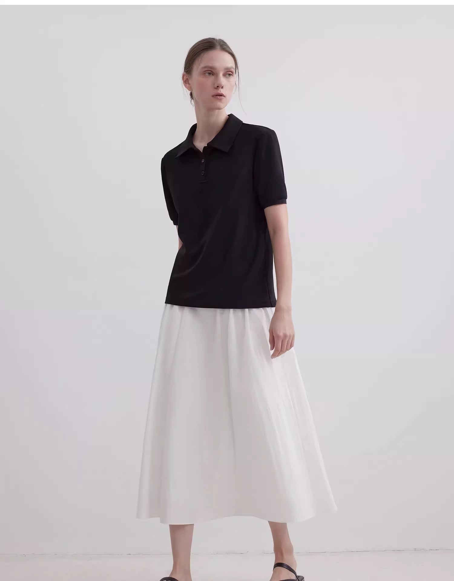 "Graeme" short-sleeved T-shirt with lapel polo shirt-0
