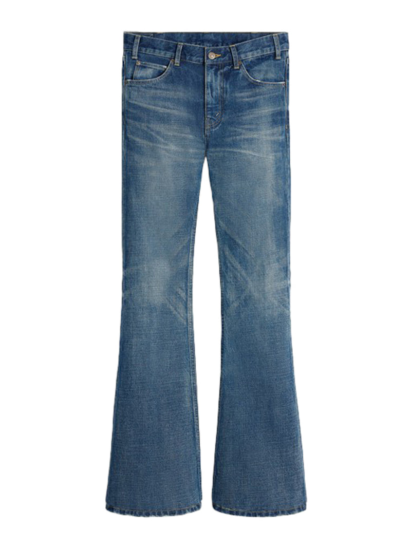 Celine Women Marco Jeans In Denim With Dark Union Wash