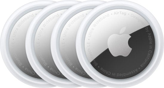 Apple - AirTag (4-Pack) - Silver by Apple