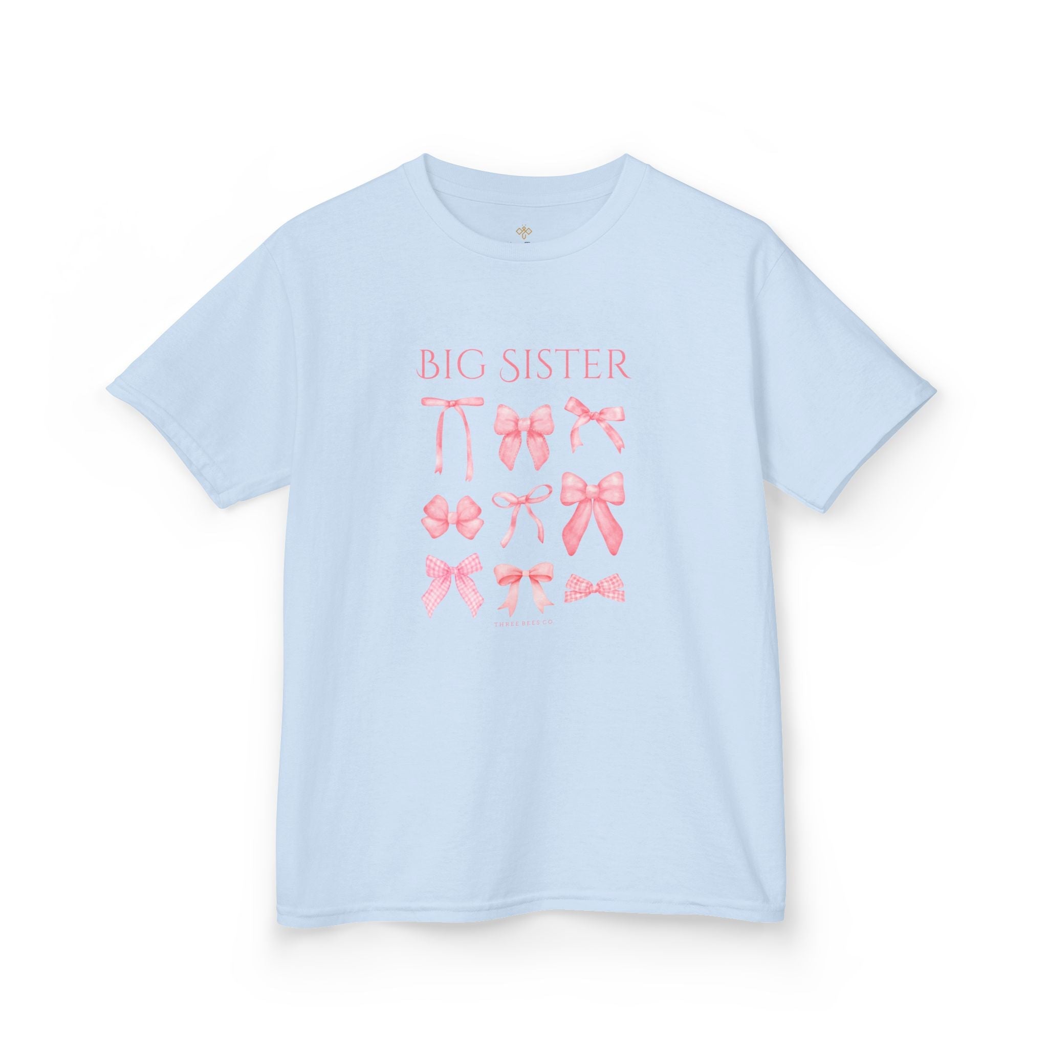 Bee the Best Big Sister Girls Short Sleeve Youth Hive Tee