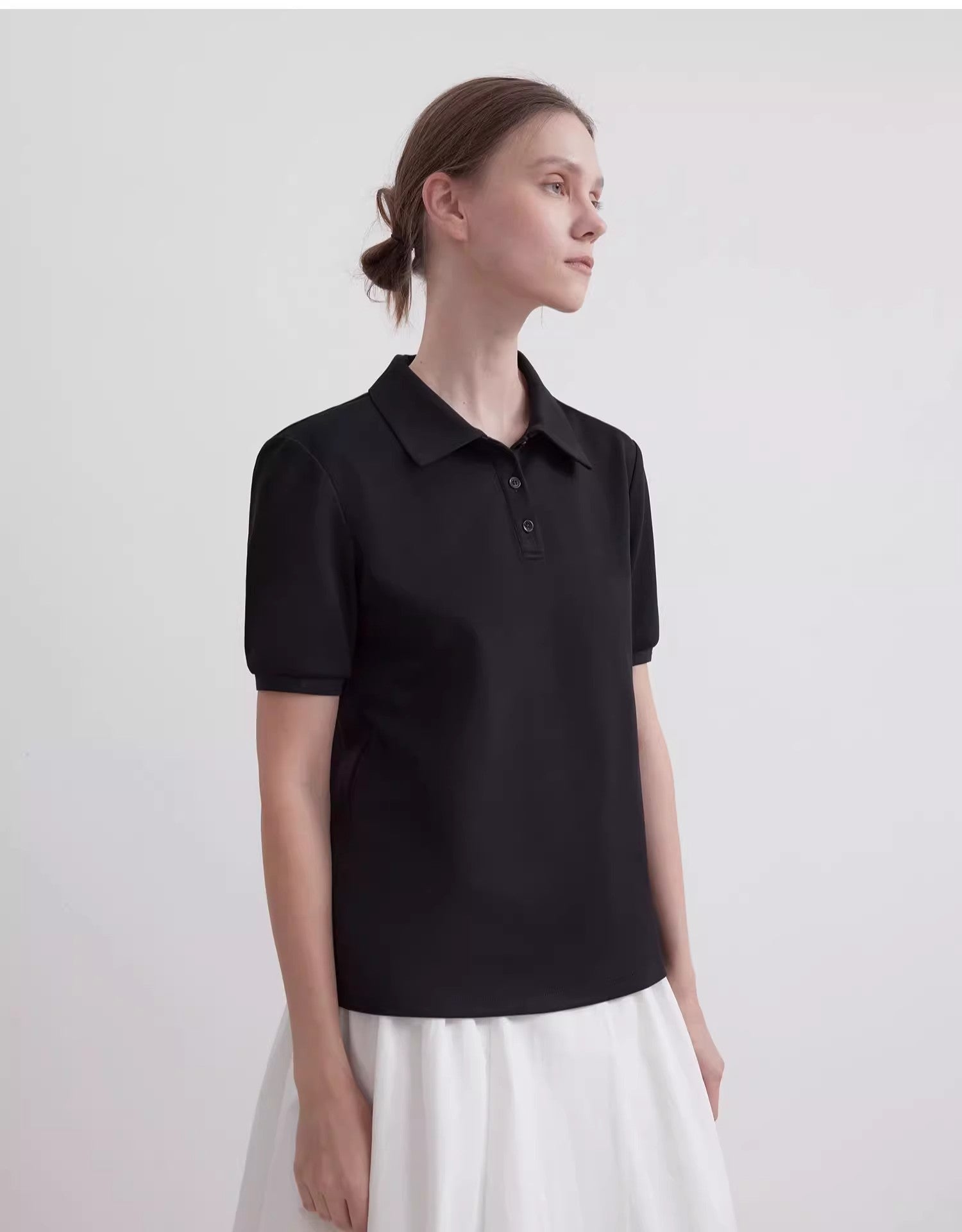 "Graeme" short-sleeved T-shirt with lapel polo shirt-1