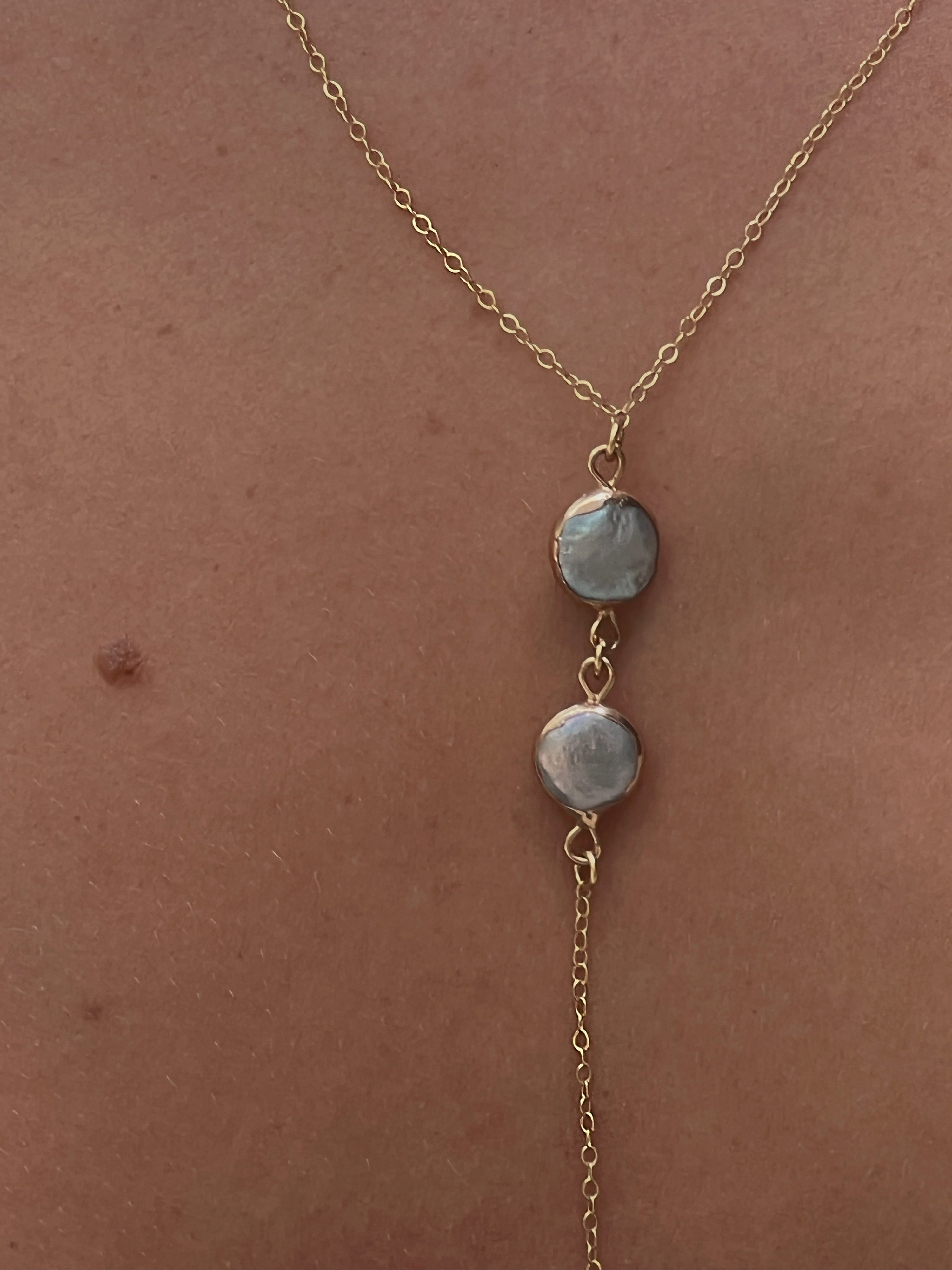 Encantar Pearl Necklace by Toasted Jewelry