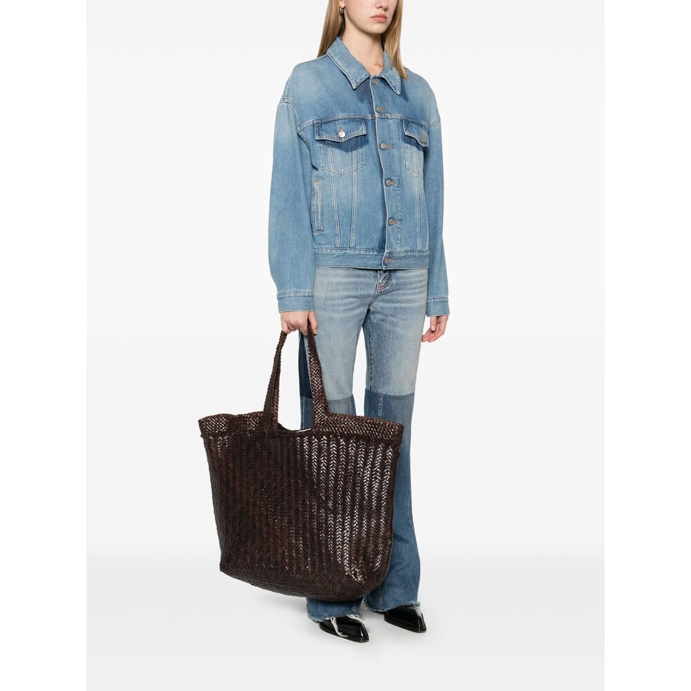 Dragon Diffusion Brown Tote Bags Women