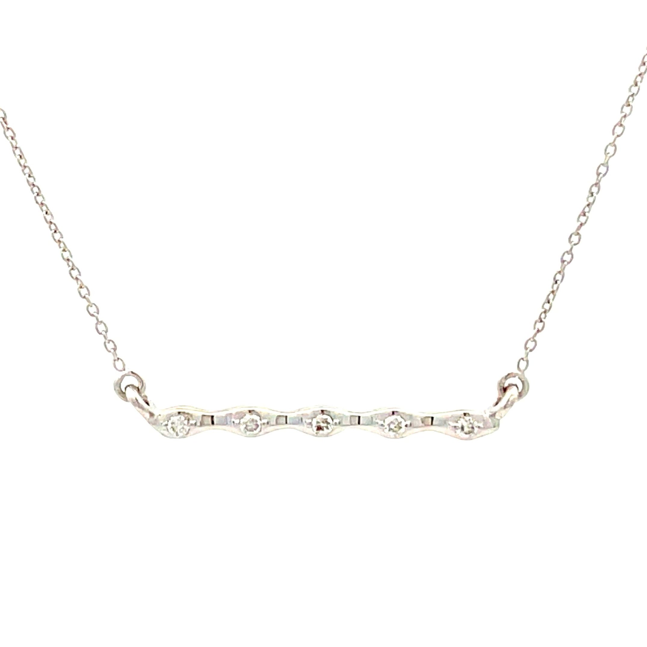.05ct Diamond Fashion Pendants 14KT White Gold