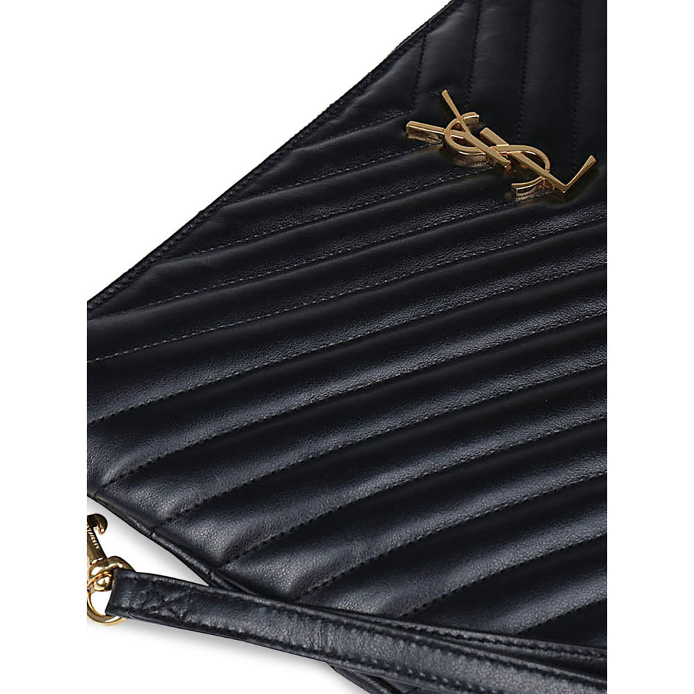 Saint Laurent Black Clutch Bags Women