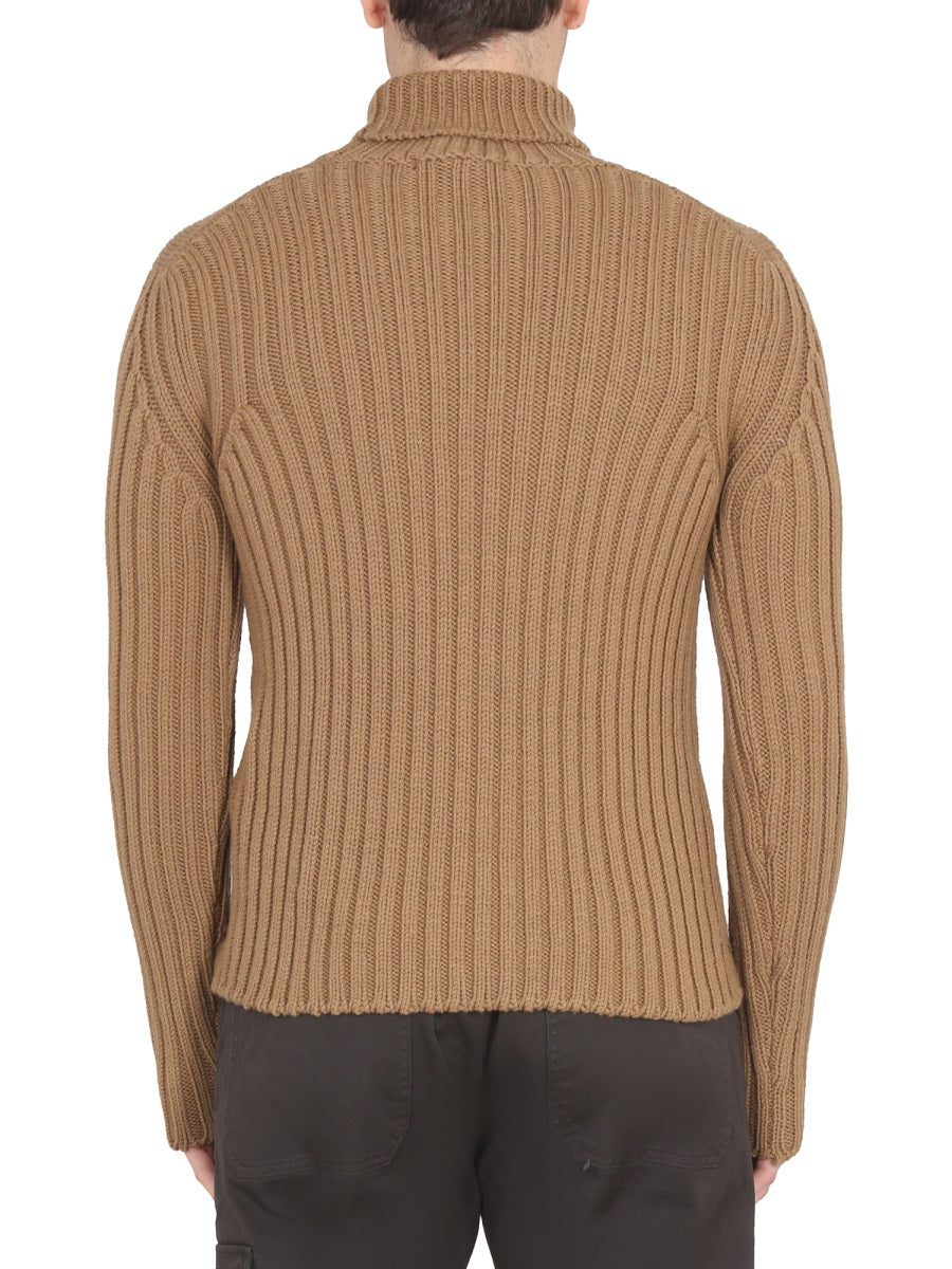Ten C Men Turtleneck Sweater
