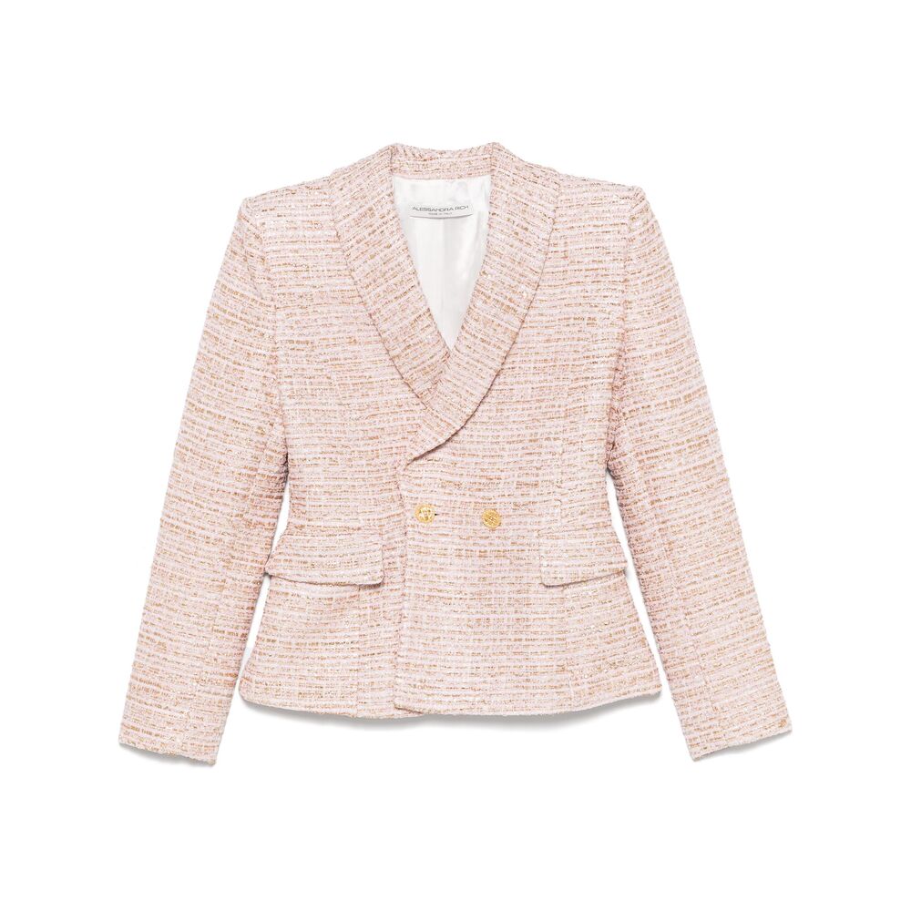 Alessandra Rich Pink Jackets - Blazers Women