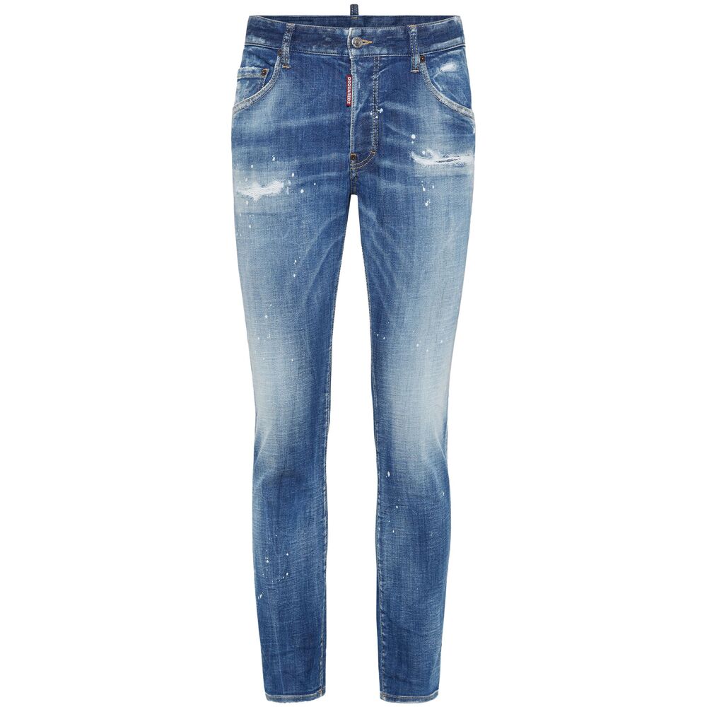 Dsquared2 Blue Denim - Tapered Jeans Men
