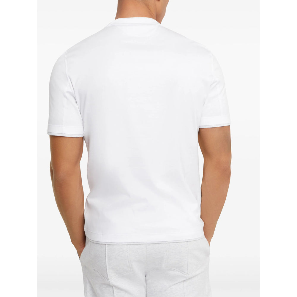 Brunello Cucinelli White T-Shirts & Vests - T-Shirts Men