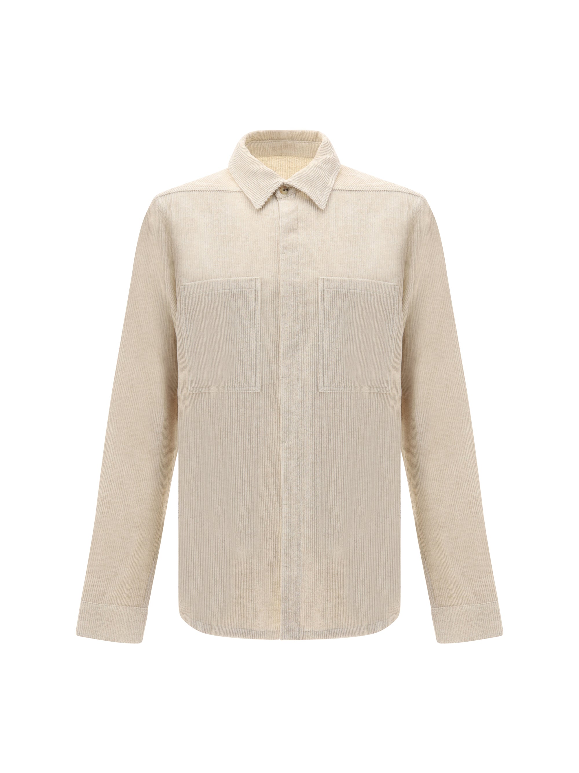 Rick Owens Men Corduroy Shirt