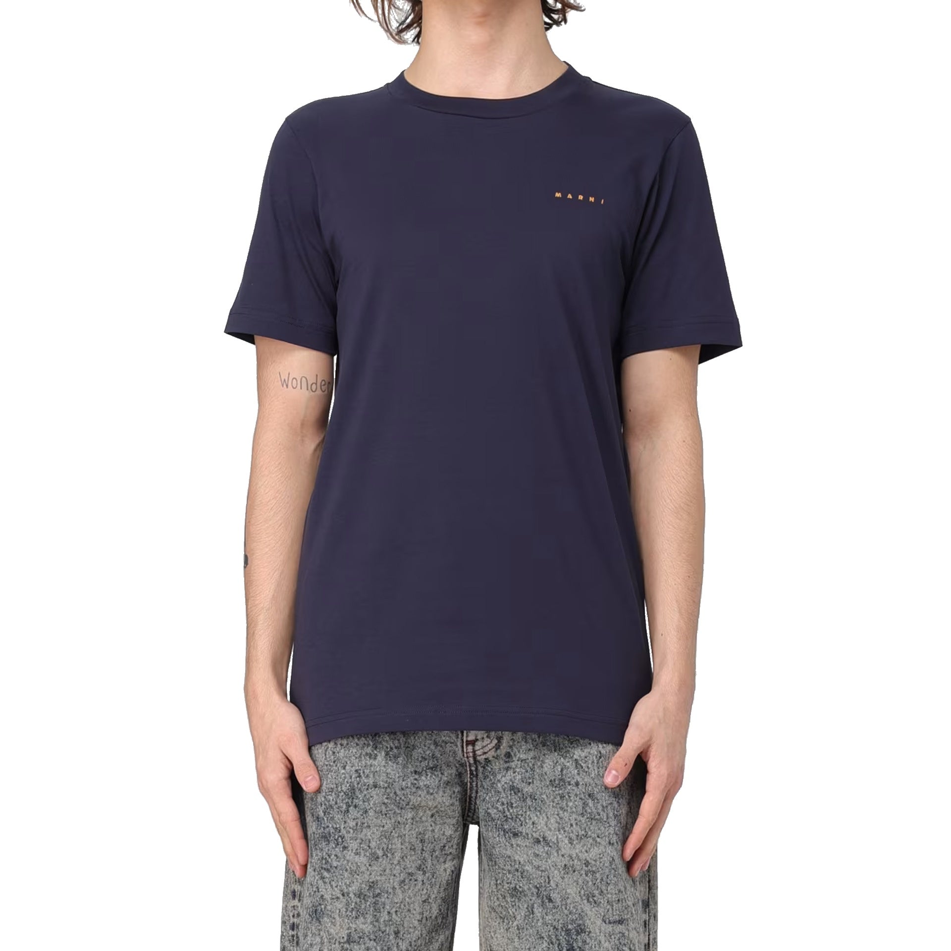 Marni Cotton Logo T-Shirt Men