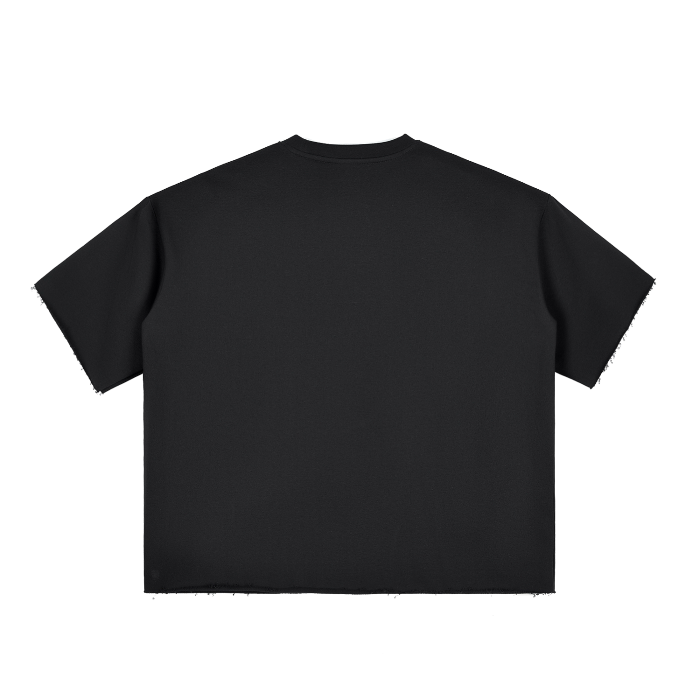 PrettyJunkie rJS Half-Sleeve Raw-Edge T-Shirt
