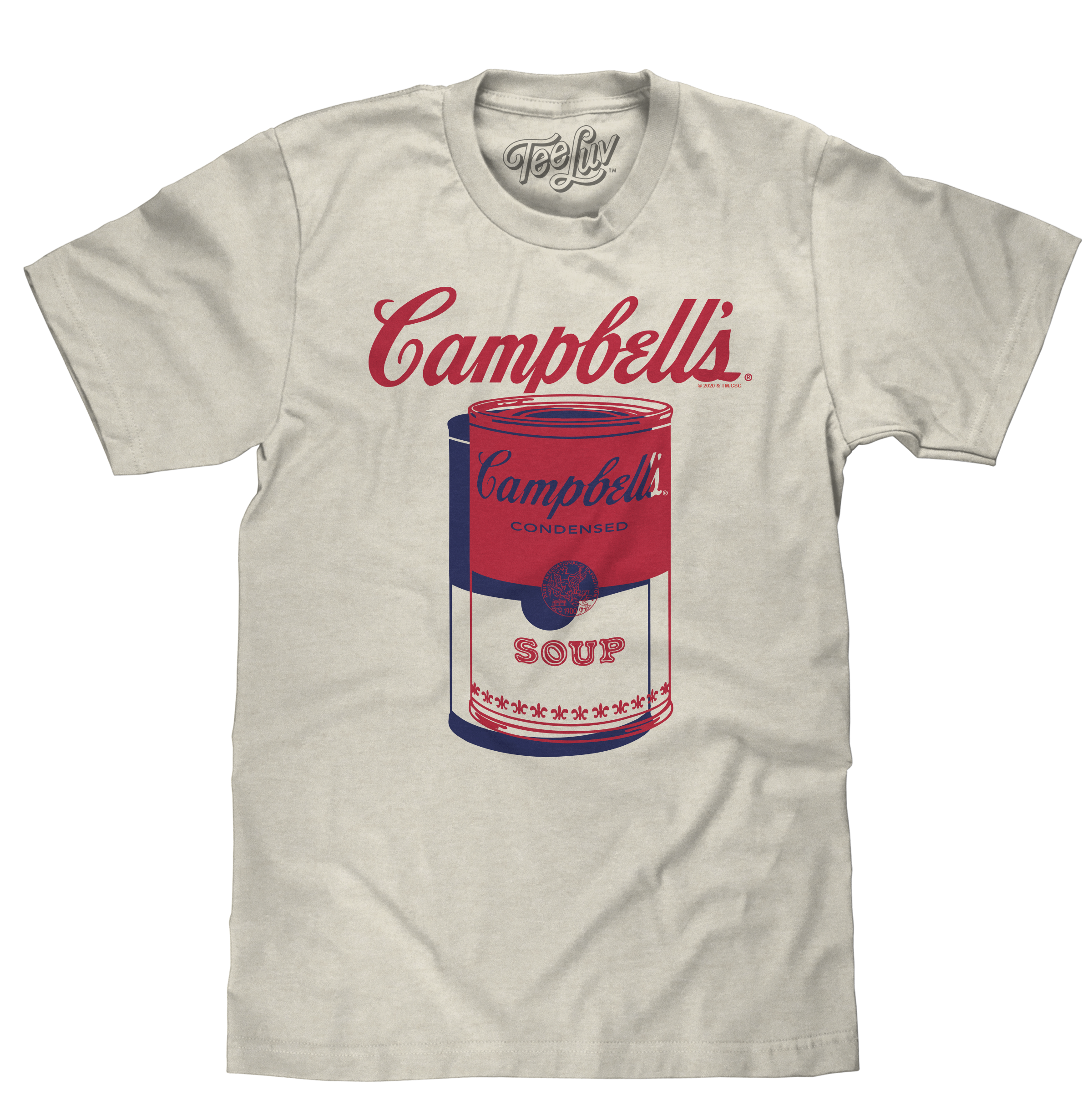Retro Campbell's Soup Can T-Shirt - Oatmeal Heather