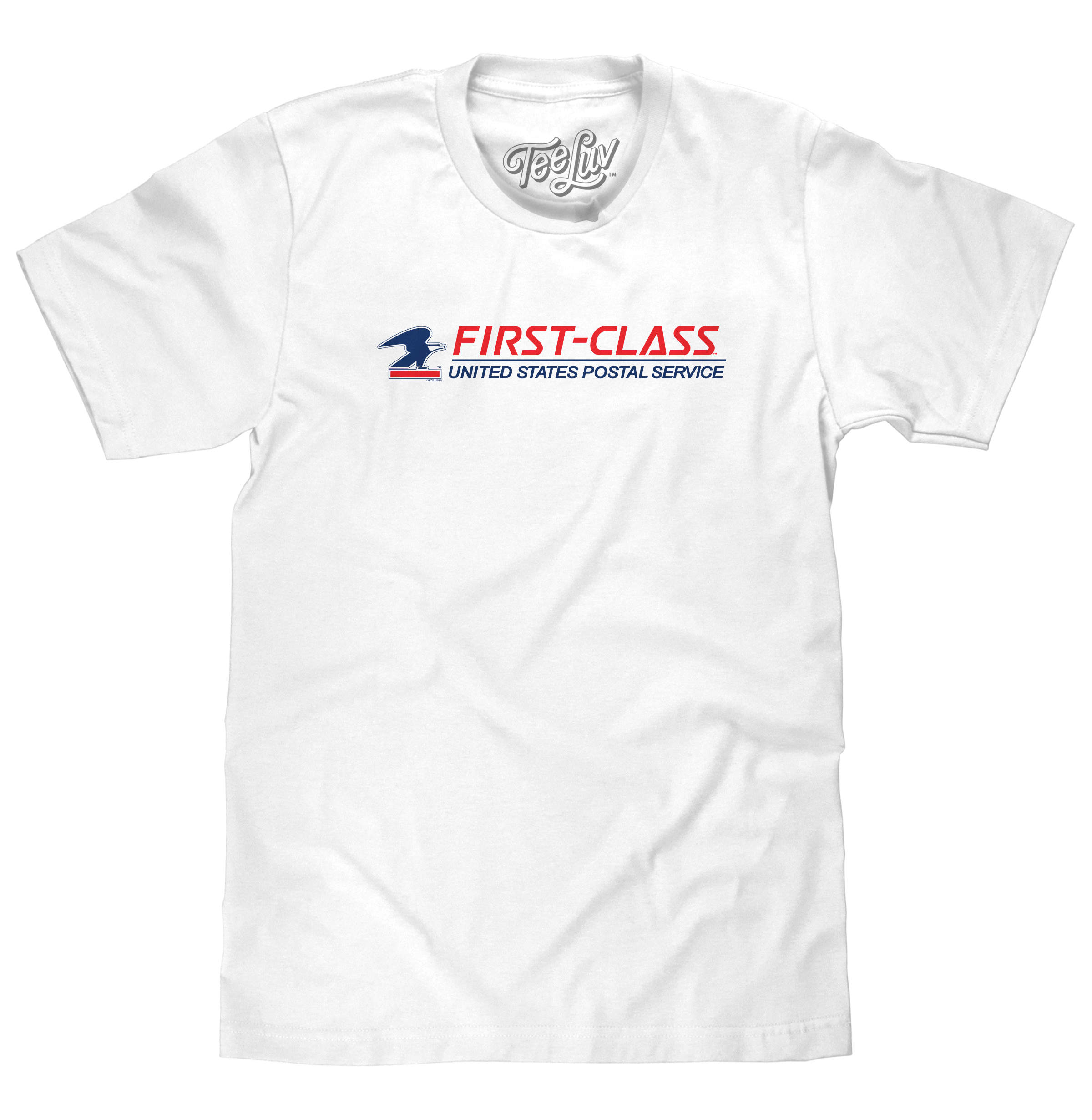 USPS First-Class Mail Logo T-Shirt - White