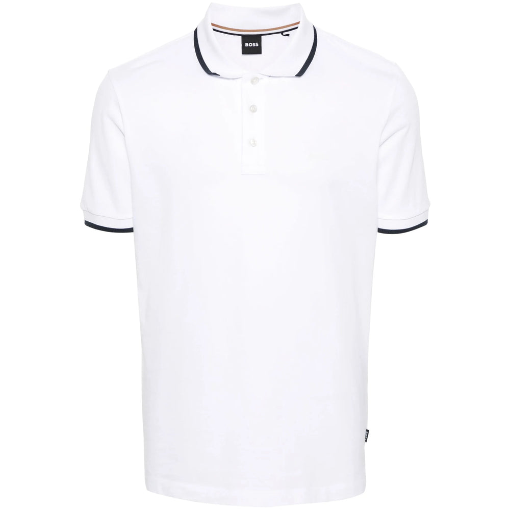 Boss White Polo Shirts Men
