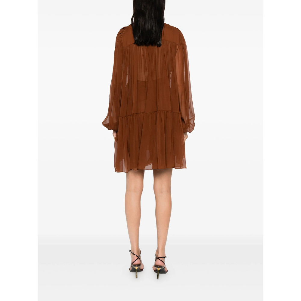 Saint Laurent Brown Dresses - Day Dresses Women