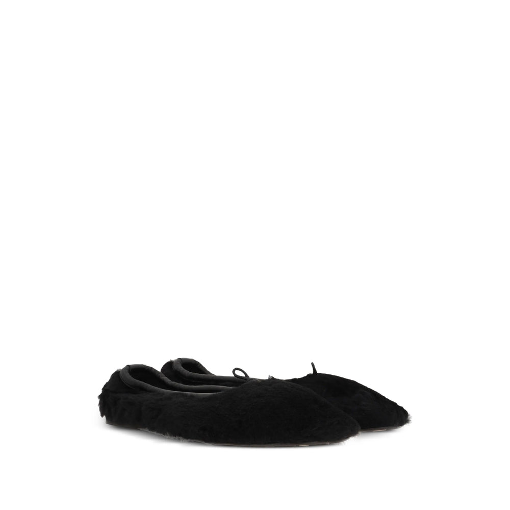 Hereu Black Ballet Flats Women