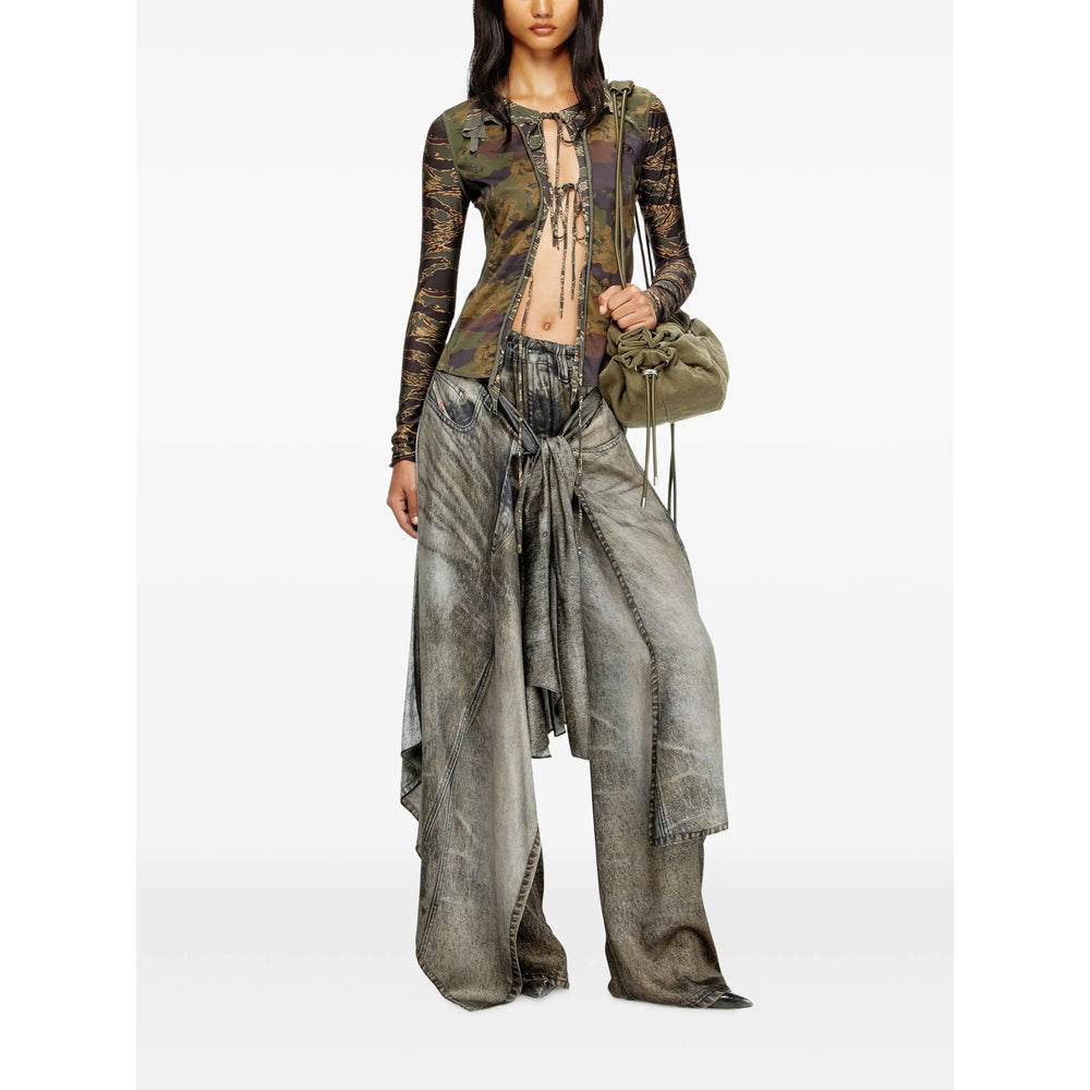 Diesel Green Tops - Cardigans Women