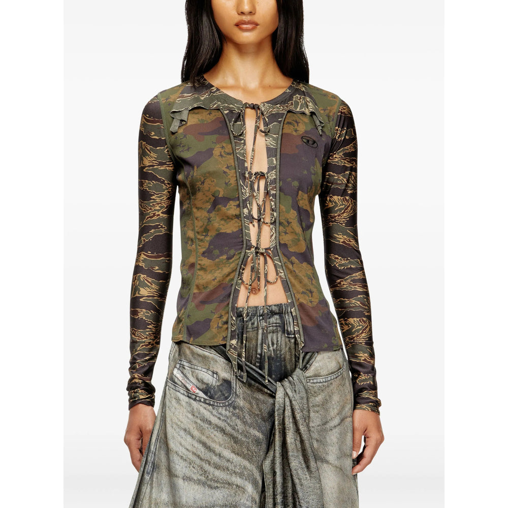 Diesel Green Tops - Cardigans Women