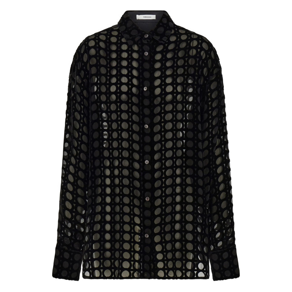 Ferragamo Black Tops - Blouses Women