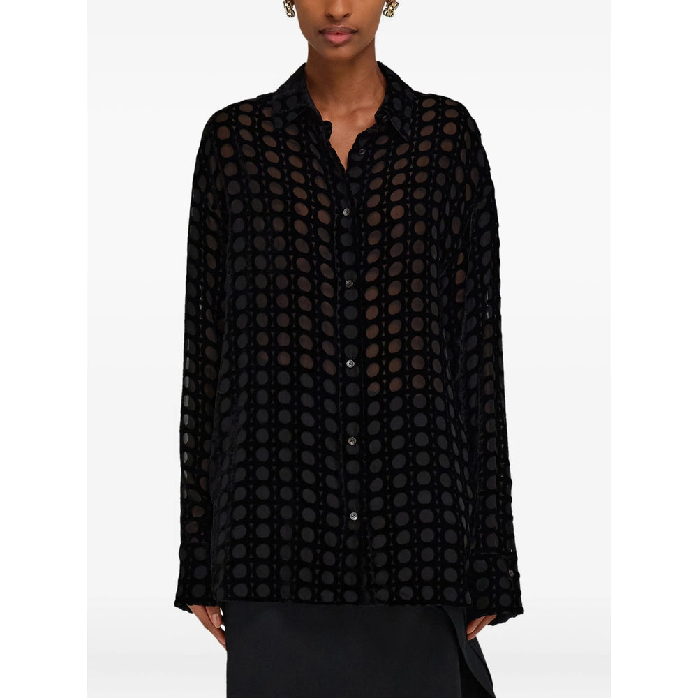 Ferragamo Black Tops - Blouses Women