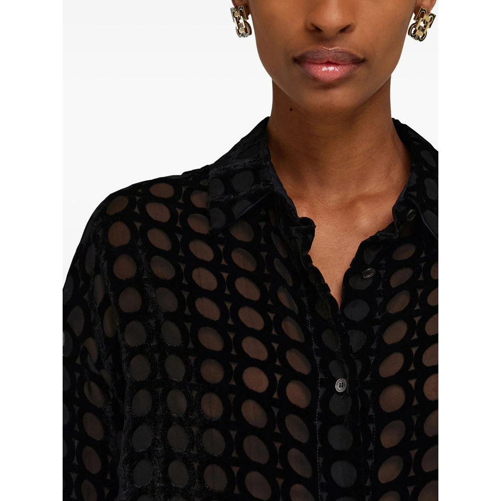 Ferragamo Black Tops - Blouses Women