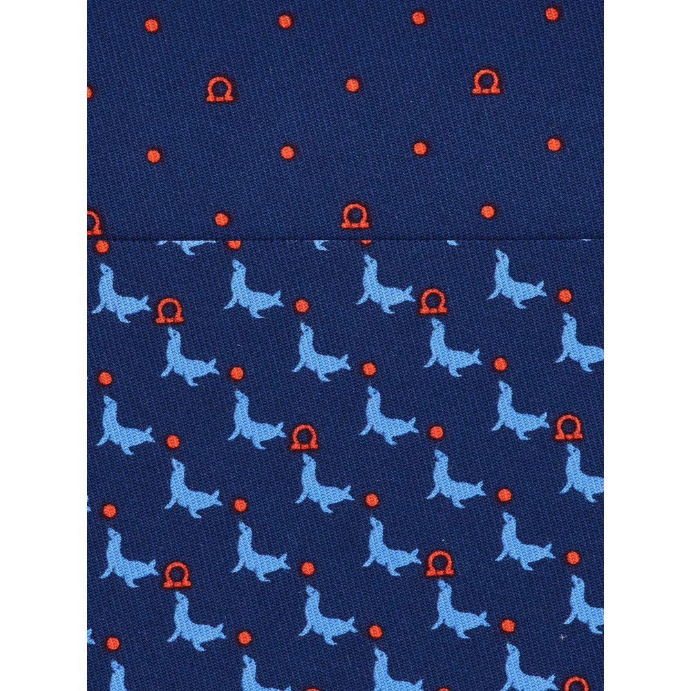 Ferragamo Blue Ties & Bow Ties Men