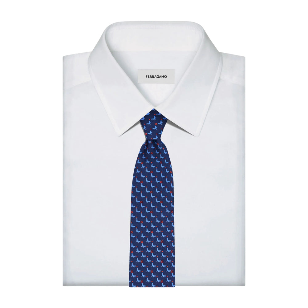 Ferragamo Blue Ties & Bow Ties Men