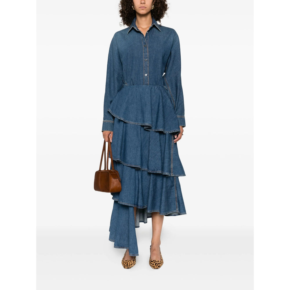 Alaïa Blue Skirts - Asymmetric & Draped Skirts Women