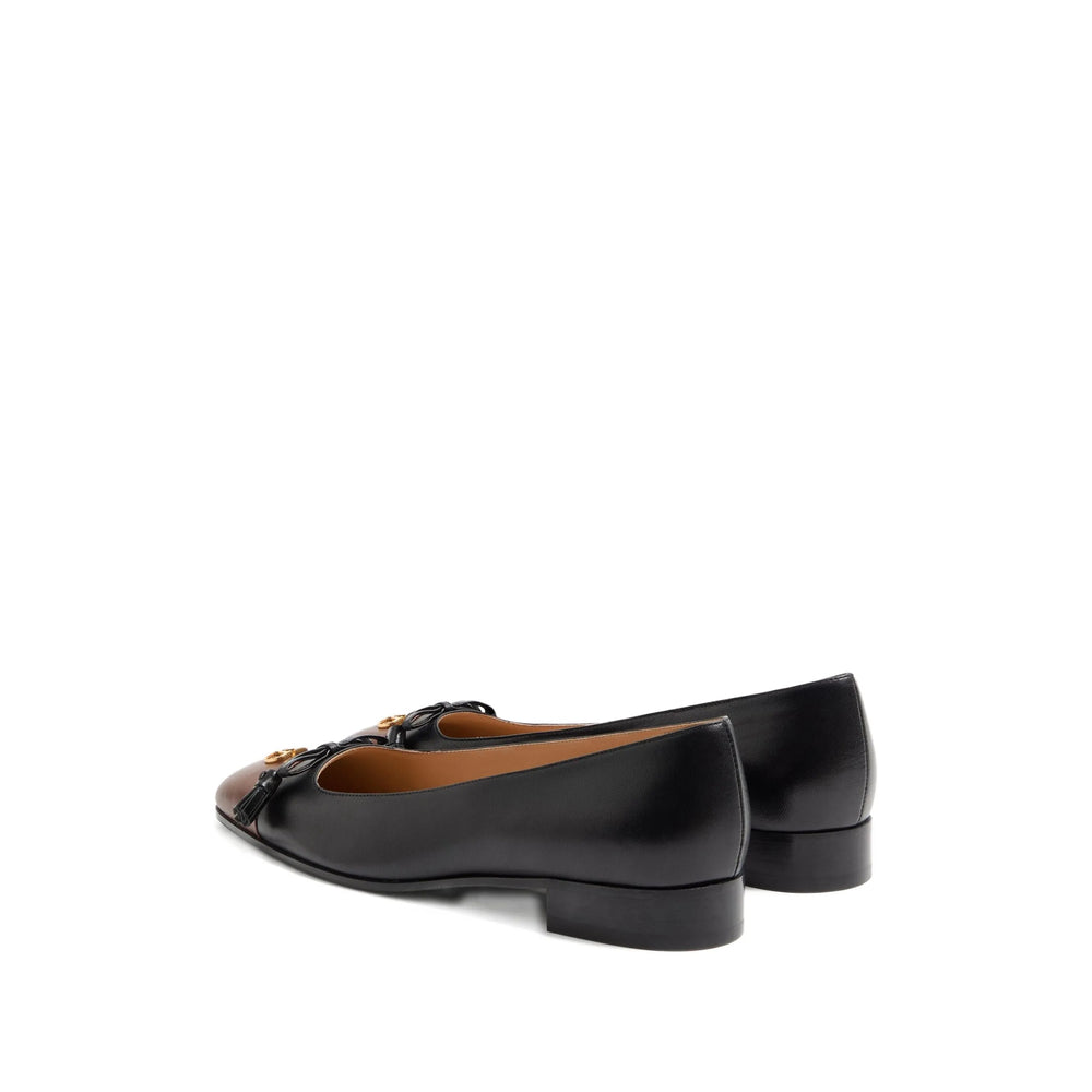 Valentino Garavani Black Ballet Flats Women