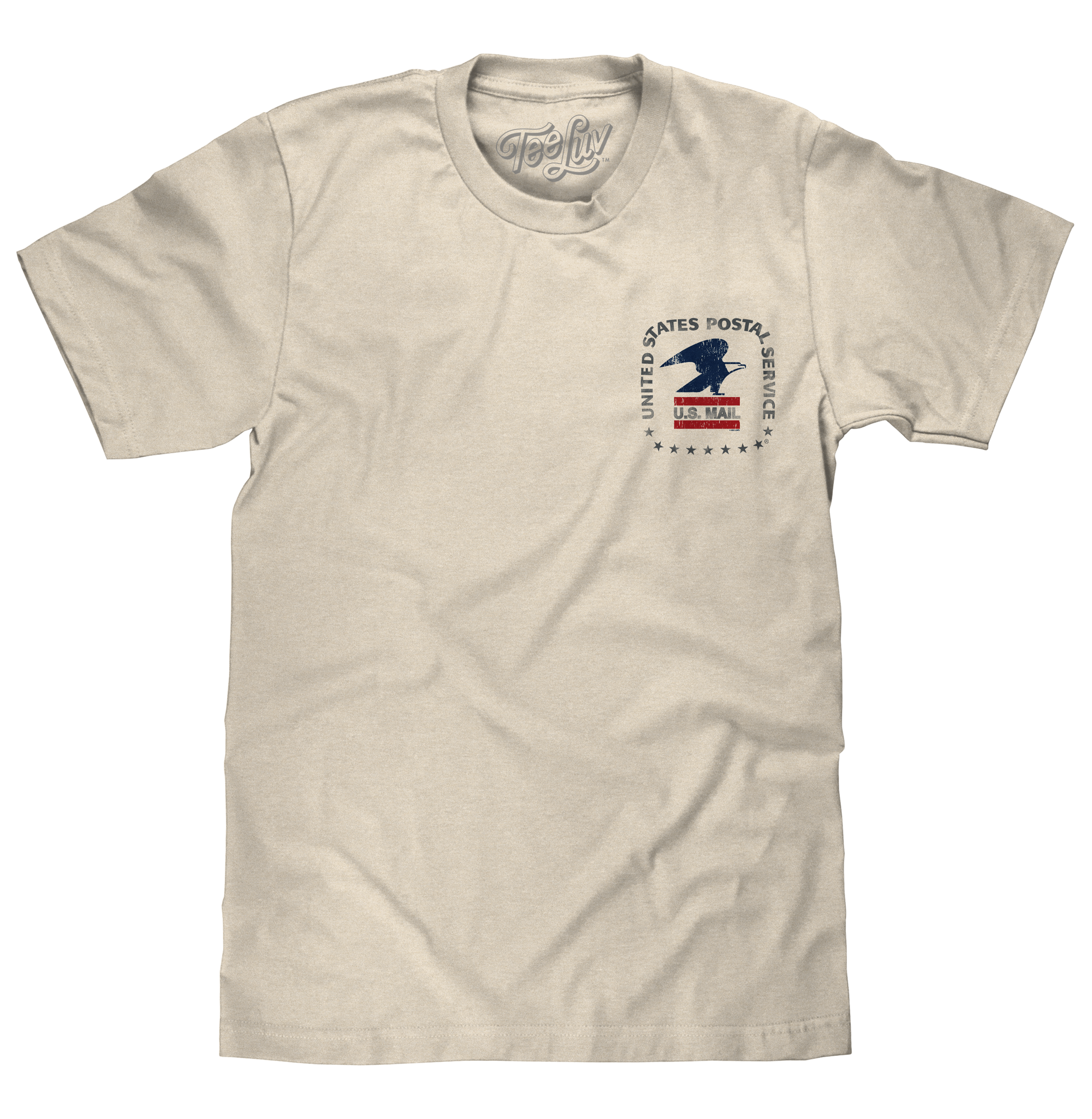 USPS United States Postal Service Mail Eagle T-Shirt - Cream