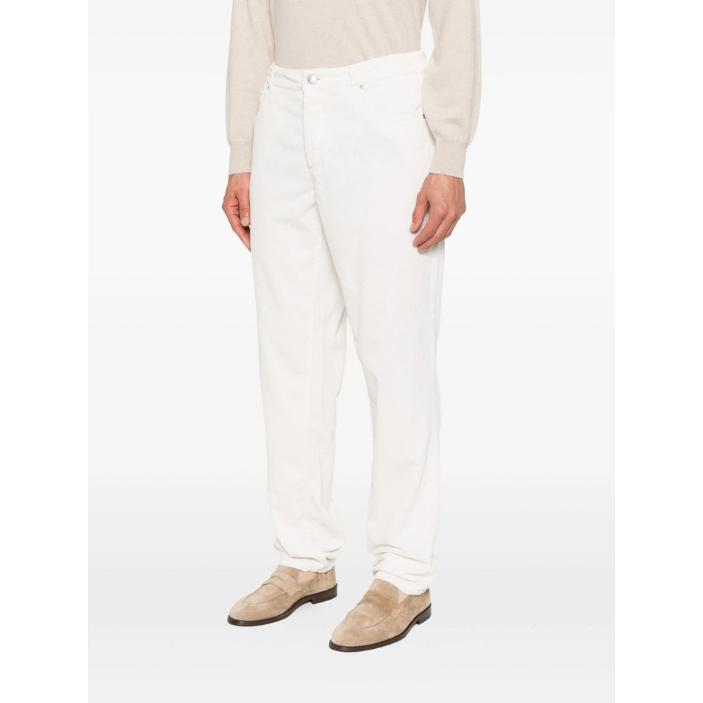 Brunello Cucinelli Neutrals Trousers - Regular & Straight-Leg Trousers Men