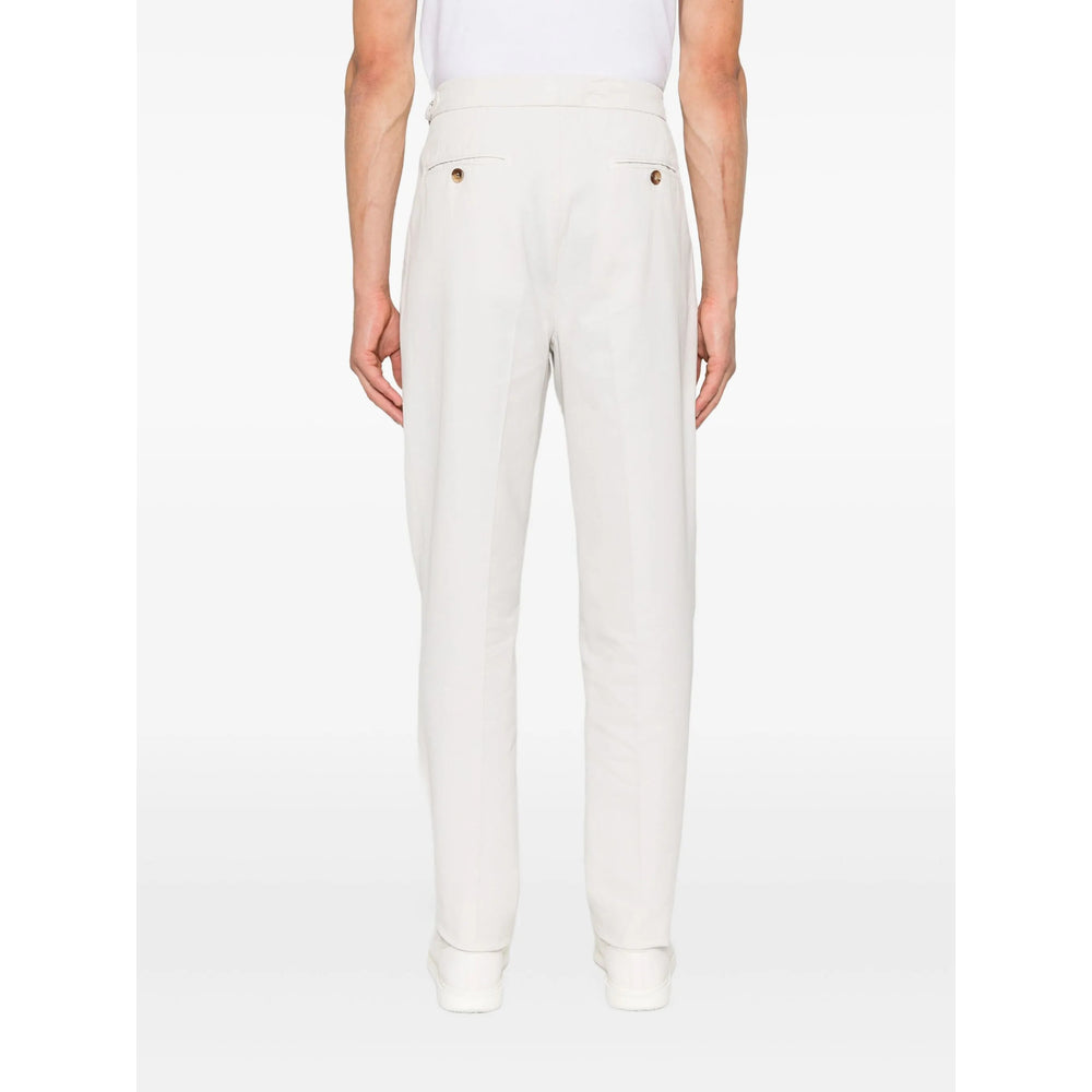 Brunello Cucinelli Neutrals Trousers - Tapered Trousers Men