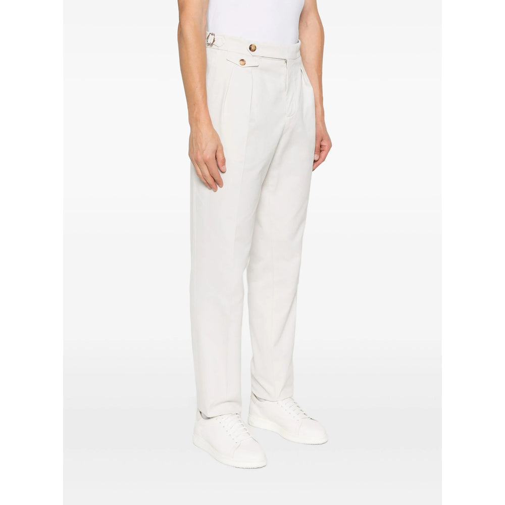 Brunello Cucinelli Neutrals Trousers - Tapered Trousers Men