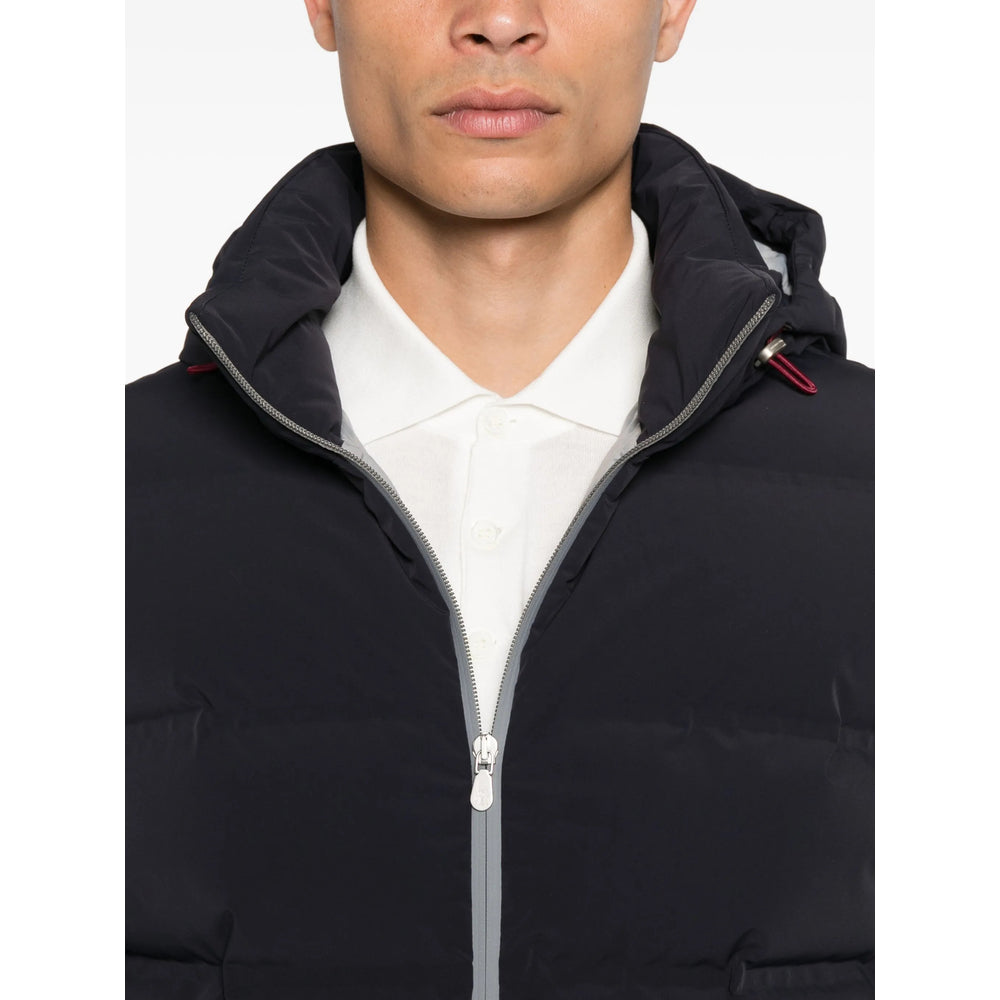 Brunello Cucinelli Blue Jackets - Padded & Down Jackets Men