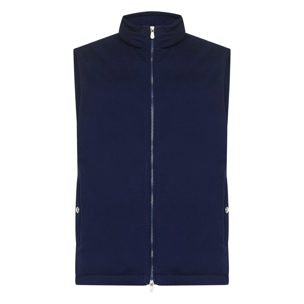 Brunello Cucinelli Blue Jackets - Waistcoats & Gilets Men