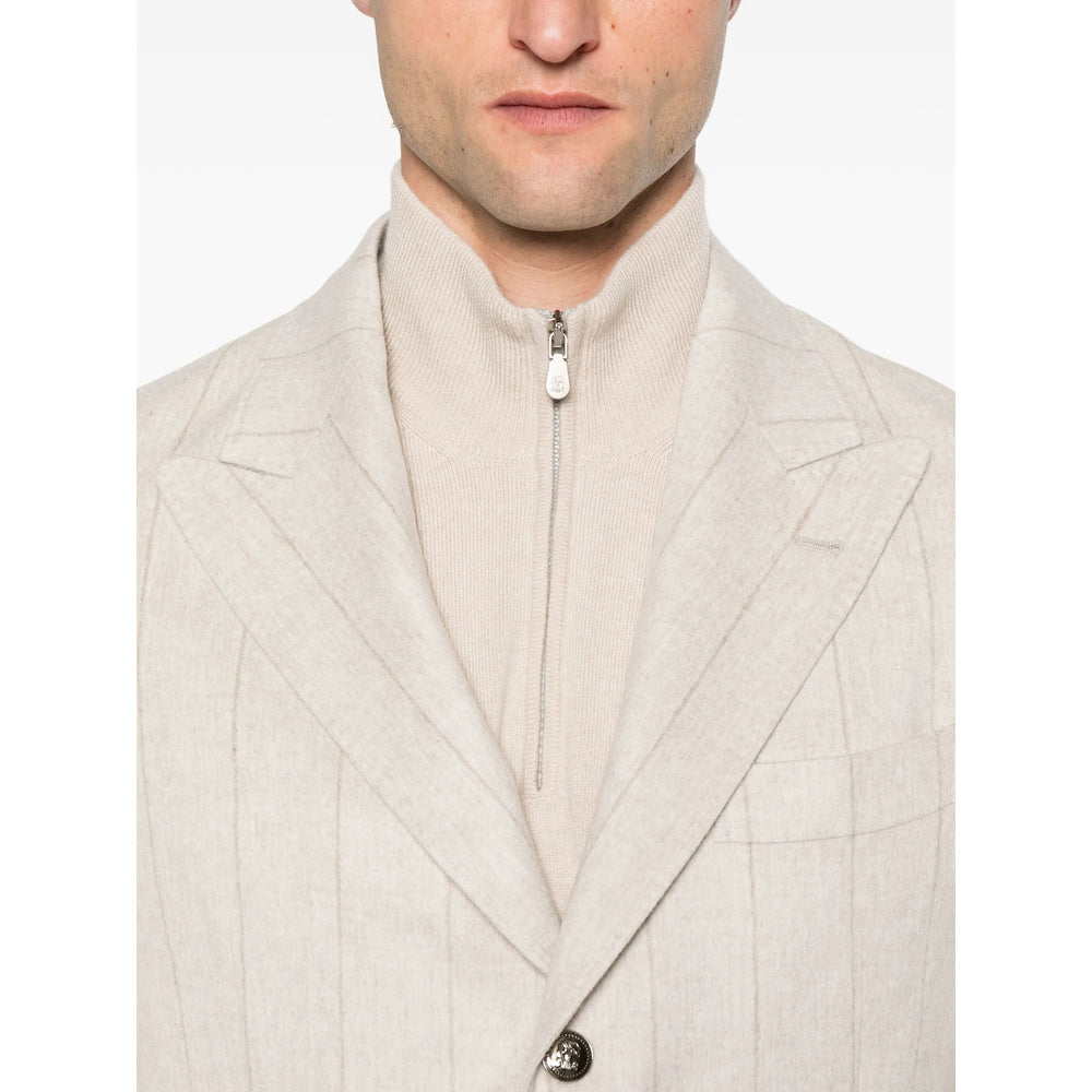 Brunello Cucinelli Neutrals Jackets - Blazers Men