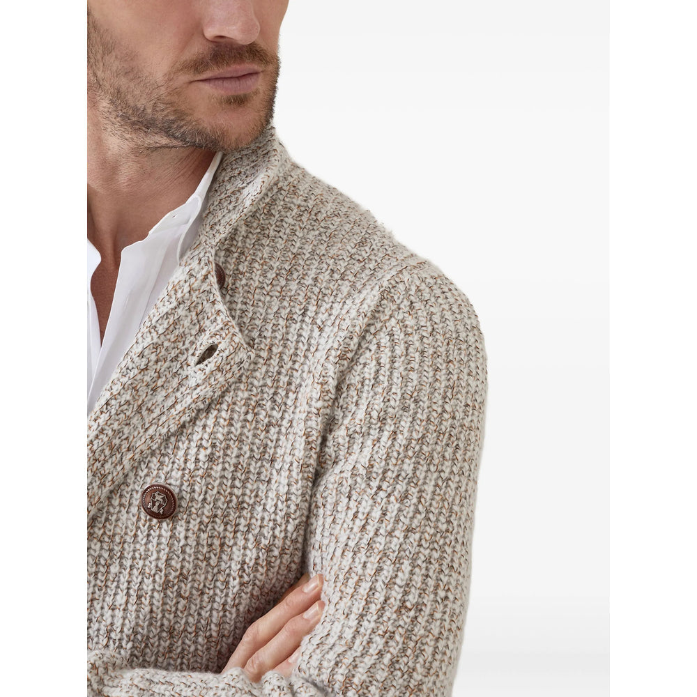 Brunello Cucinelli Neutrals Sweaters & Knitwear - Cardigans Men