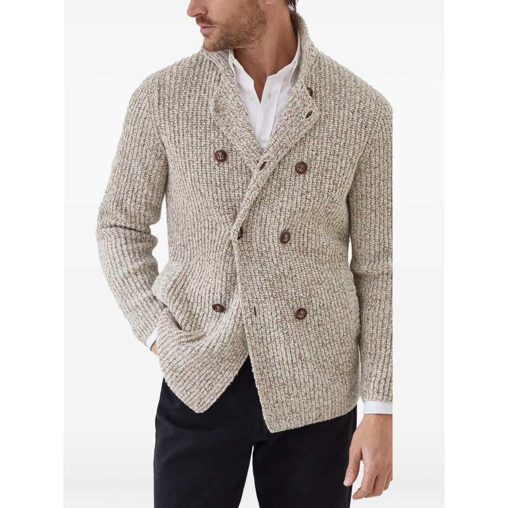 Brunello Cucinelli Neutrals Sweaters & Knitwear - Cardigans Men