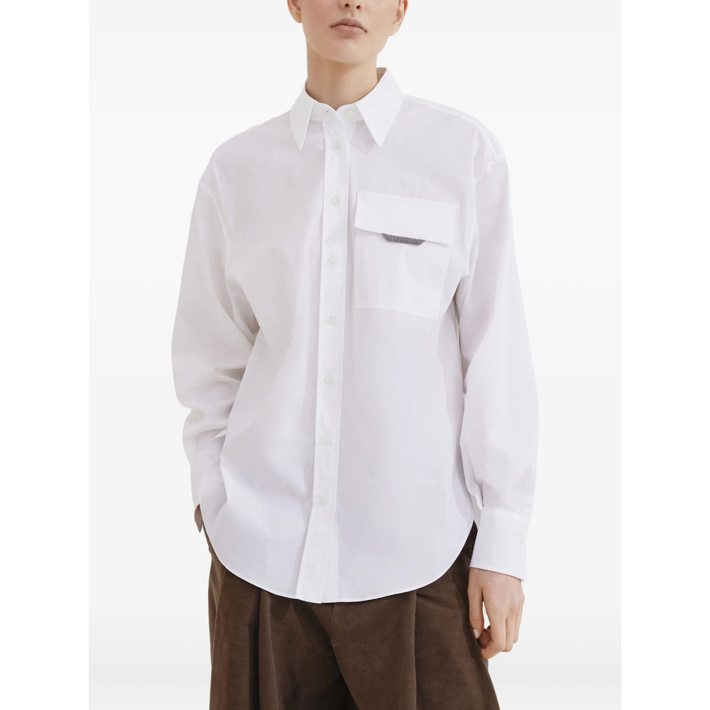 Brunello Cucinelli White Tops - Shirts Women