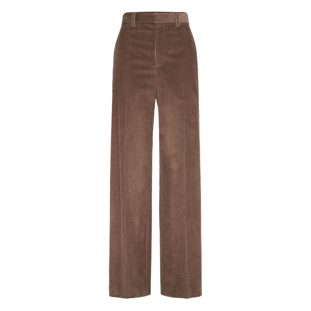 Brunello Cucinelli Brown Trousers - Straight Trousers Women