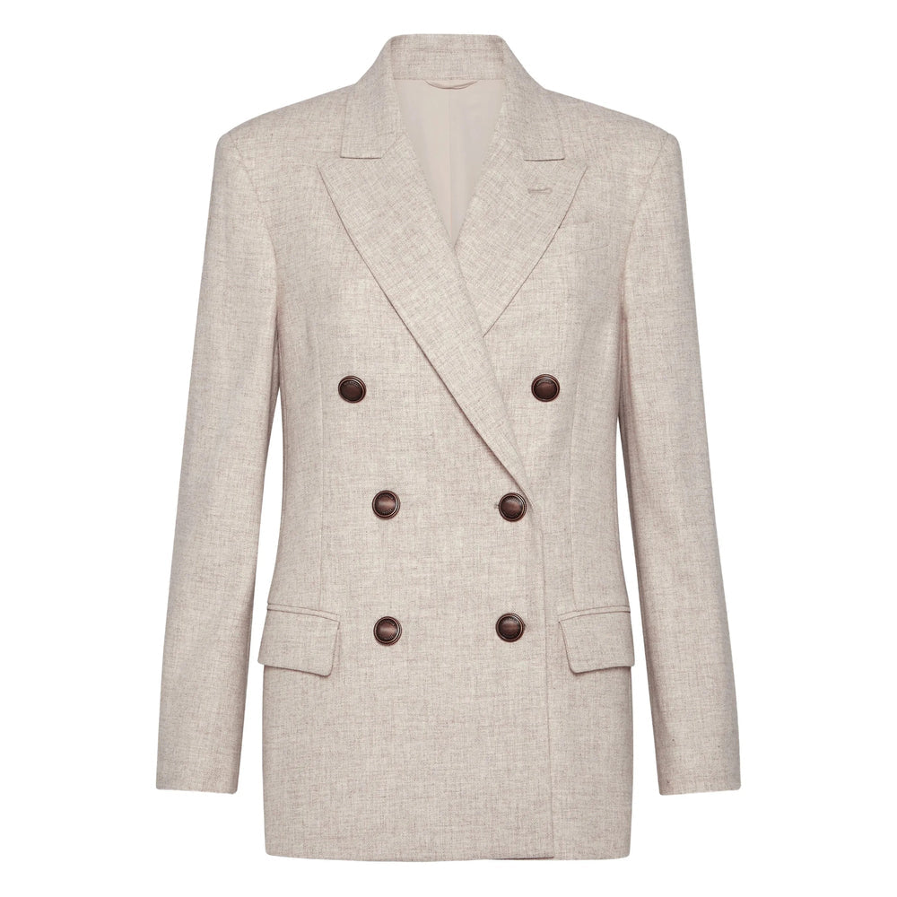 Brunello Cucinelli Neutrals Jackets - Blazers Women