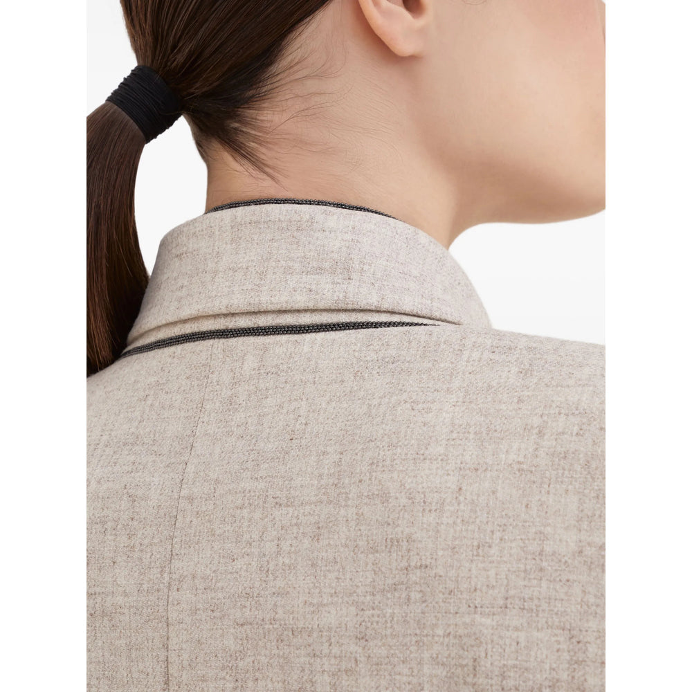 Brunello Cucinelli Neutrals Jackets - Blazers Women