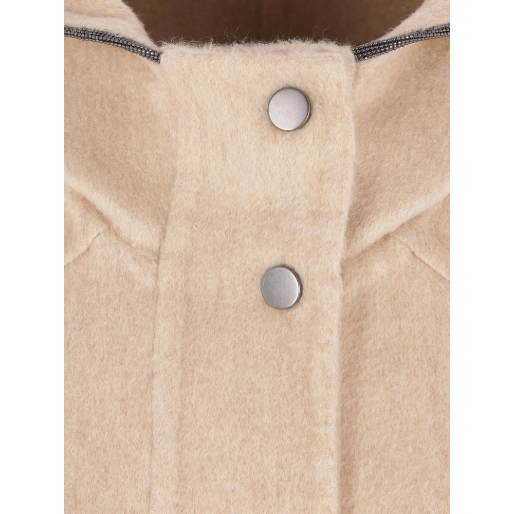 Brunello Cucinelli Neutrals Coats - Capes Women