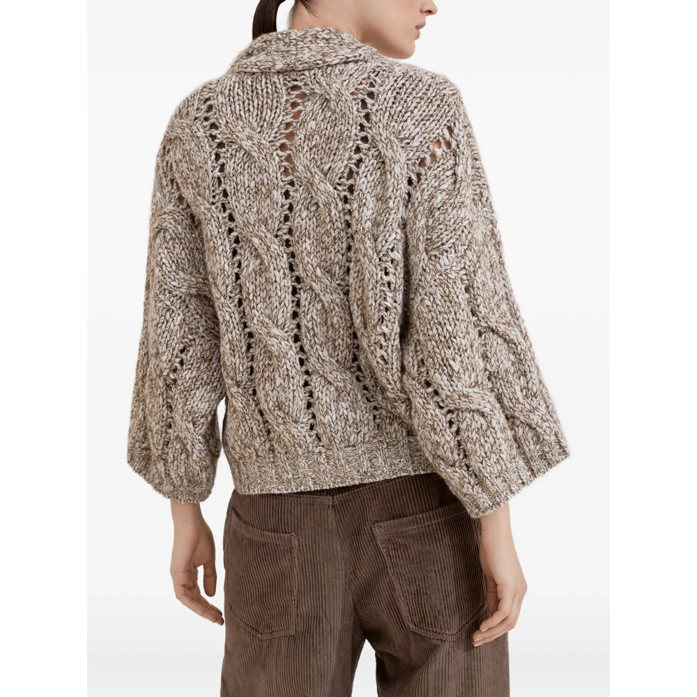 Brunello Cucinelli Neutrals Knitwear - Cardigans Women